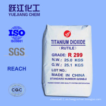 China fabricante Rutilo titanio dióxido cerrado a la calidad R2195